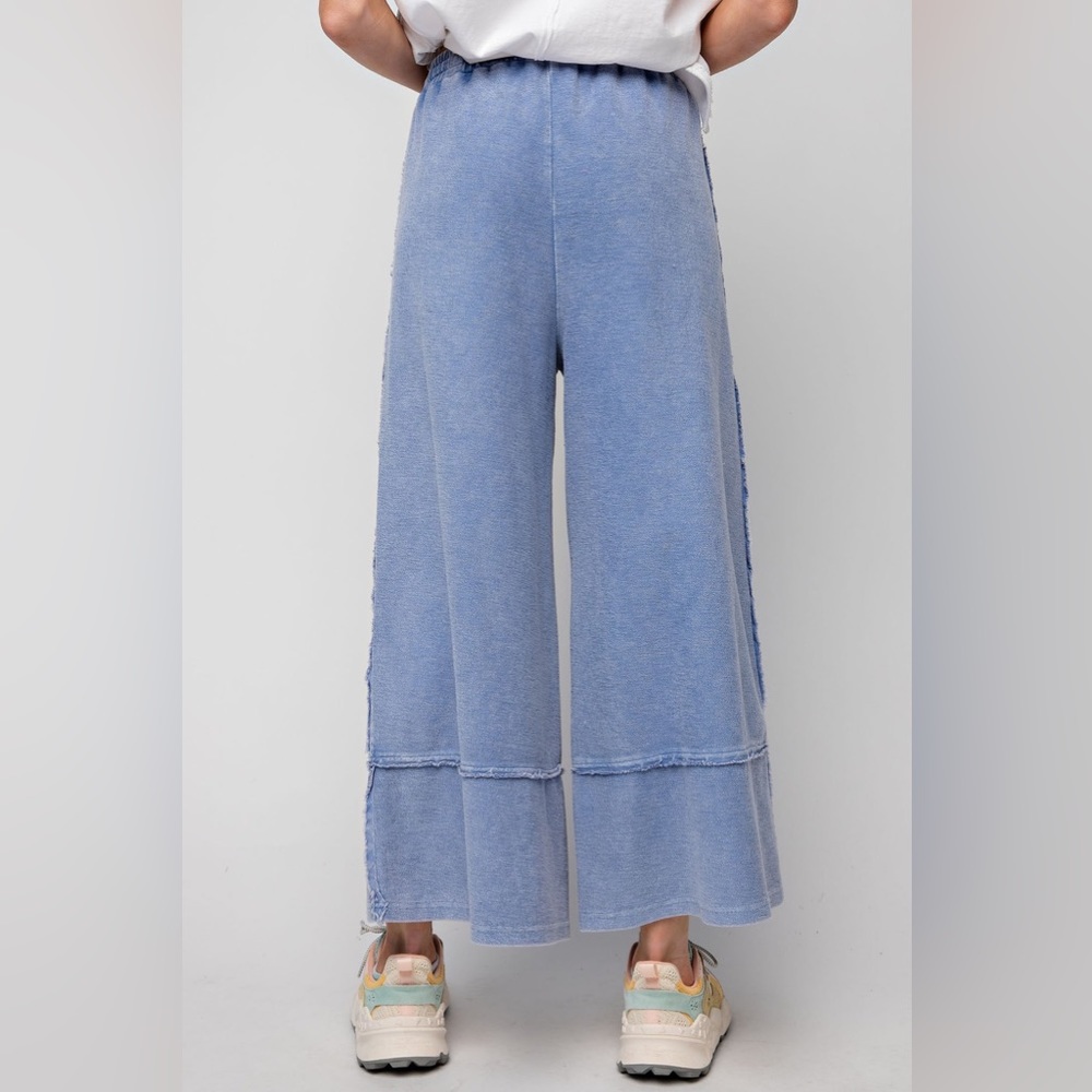 Easel Palazzo Pants (Denim)
